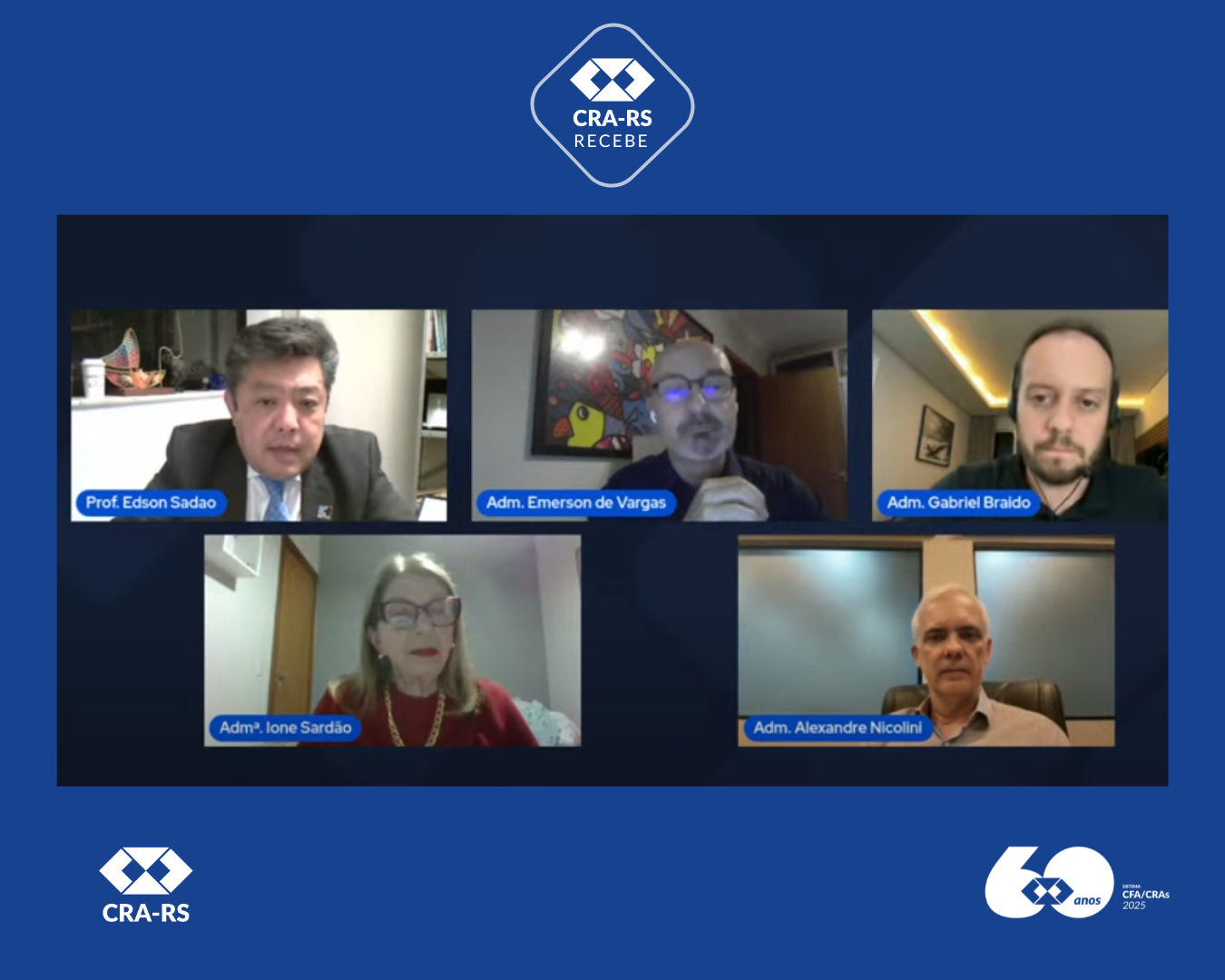 CRA-RS Recebe debate novo modelo do ENADE para 2025 e a formação dos novos profissionais de Administração